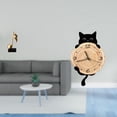 thumbnail image 2 of Escultura creativa de resina con nota musical y reloj de pared, adorno central para escritorio, chimenea, oficina, dormitorio, hogar, regalo de inaugu, 2 of 8