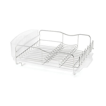 Polder 3 Piece Advantage Countertop Stainless Steel Dish Rack Drying System