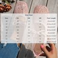 thumbnail image 3 of Wensltd Women's Floral Lace Bow Mary Jane Flats Elastic Strap Flat Shoes Daily Walking Soft Ballet Flats Pink, 3 of 8
