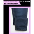 thumbnail image 5 of Steve Madden Girls' Jeans - Wide Leg Boyfriend Jeans - Casual High Waisted Stretch Denim (4-16), 5 of 7