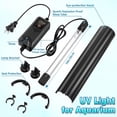 thumbnail image 4 of 11W Aquarium UV Light for Fish Tank, UVC Light Fish Tank for Aquarium Algae Control, Submersible Waterproof UV Lamp with Timer and Hood for Pond Sump Swimming Pool, 4 of 7