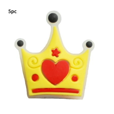 

5pcs Men Women Kids Adults Cute Gift For Croc PVC Shoe Charm Home Mini Glowing