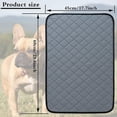 thumbnail image 4 of Estera de entrenamiento para perros grande de 60 * 45 cm, almohadilla para orinar para mascotas para incontinencia a prueba de fugas súper absorbente, almohadillas para parto inferiores antideslizantes impermeables para gatos y conejos Rojo Verde, 4 of 4