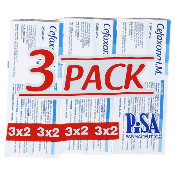 Cefaxona Im 1g Sol Iny Fa 3Pack