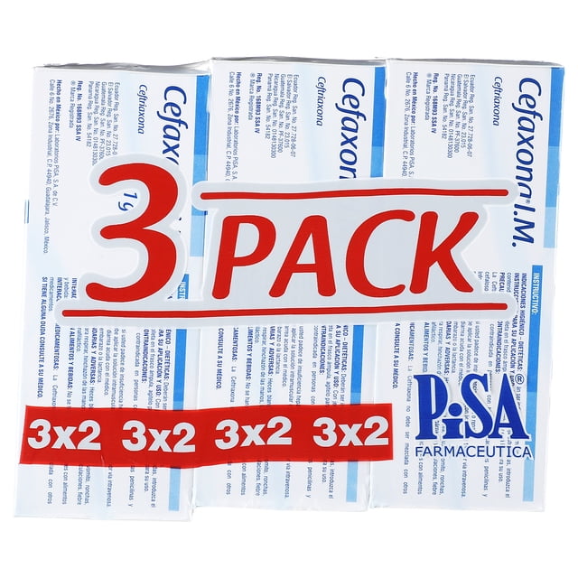 Cefaxona Im 1g Sol Iny Fa 3Pack