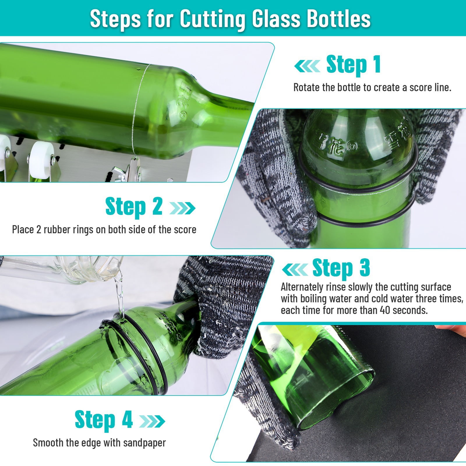 Glass Cutter Glass Bottle Cutter Cutting Tools Square And Round Wine Glass Sculptures Cutter For Glass Cutting