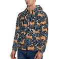 thumbnail image 2 of Hoodies for Men - Reindeer Long Sleeve Comfrt Men'S Fashion Hoodies & Sweatshirts, Sweatshirts for Men Hoodies Pullover Clothing Clothes with Pouch, 2 of 7