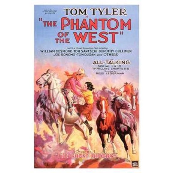 Posterazzi MOV200157 Phantom of the West Movie Poster - 11 x 17 in.