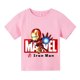 thumbnail image 3 of 2024 Moda de verano Niños Superhéroe Iron Man Camiseta de manga corta para niños y niñas Camiseta de verano de manga corta para niños, 3 of 5