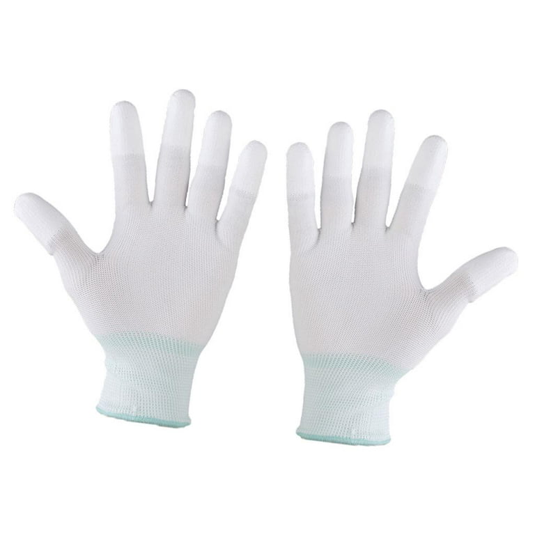 1 Pair Nylon Quilting Gloves for Machine Quilting Sewing Work Gloves Size M