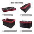 thumbnail image 1 of Cajas De Bolsas De Basura Contenedor de caja de almacenamiento para maletero de coche, organizador de pesca para acampar al aire libre (negro) Likrtyny Libre de BPA, 1 of 5