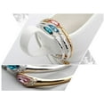thumbnail image 4 of KATGI Fashion 18K White Gold Plated Elegant Gem Austrian Red Crystal Bangle Bracelet, 4 of 4