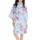 thumbnail image 4 of Pijamas Para Niños Pequeños Niños Bebé Niño Niña Imprimir Verano Kimono Batas Albornoz Ropa De Dormir Abrigo Azul Claro Odeerbi LM103-975, 4 of 9