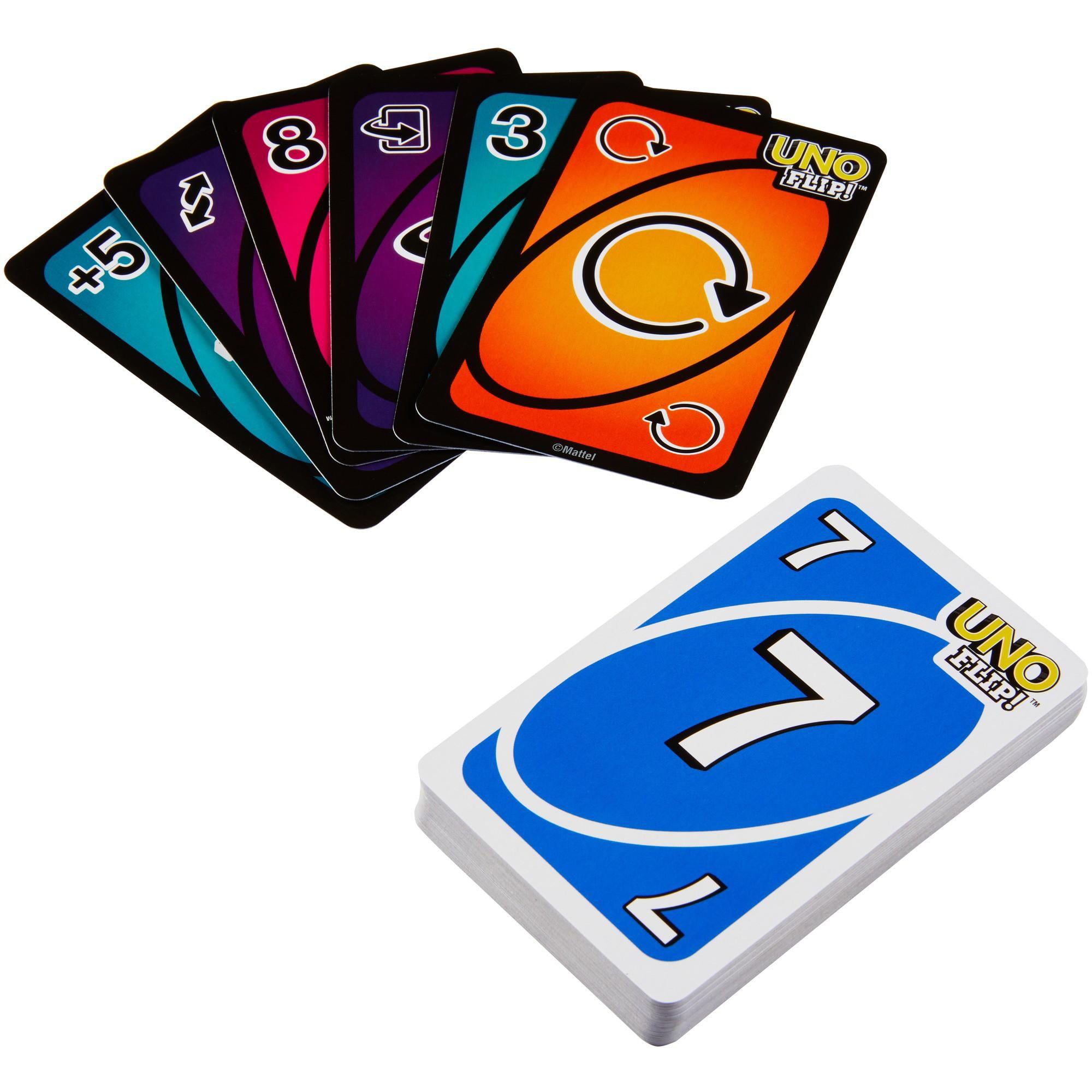 UNO FLIP Double Sided Card Game 2-10 Players 