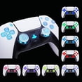 thumbnail image 1 of Joystick Multicolore Illuminé pour Manette PS5, Bouton Face Partager à la Maison, Bouton Symbole Classique Noir, Kit LED DTF pour Manette PS5 - Manette Non Incluse Transparente, 1 of 5