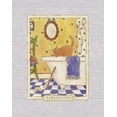 thumbnail image 2 of McCollum, Sudi 26x32 Gold Ornate Wood Framed with Double Matting Museum Art Print Titled - Kitty Baignoire, 2 of 4