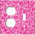 thumbnail image 4 of Metal Light Switch Plate Outlet Cover (Pink Leopard LEO001), 4 of 13