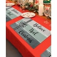 thumbnail image 3 of Christmas Placemats Set of 4, Black and White Buffalo Plaid Placemat for Dining Table Decorations, Cotton Linen Belive Christmas Place Mats, Xmas Table Mats for Kitchen Dinner Holiday Party Decor Gift, 3 of 5