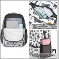 thumbnail image 4 of Police and Helicopter White Pattern 17" Waterproof Oxford School Backpacks for Teens, S-Shape Padded Straps, for School, Travel, Hiking, Camping, 4 of 4