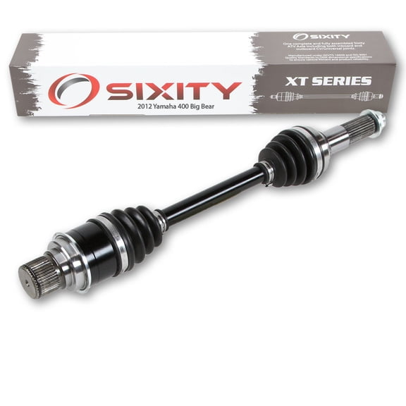 Sixity XT Rear Left Axle compatible with Yamaha Big Bear 400 2012 - YFM40FBBGR FBBL FBHB 4X4