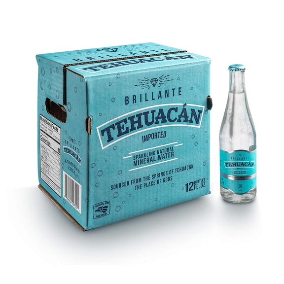 (Pack Of 12) Tehuacan Sparkling Mineral Water 144 Fl Oz