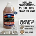 thumbnail image 3 of Concentrated cleaner for house and siding for high-pressure washers - Concentrated deck, fence, and vinyl siding cleaner - Makes 25 gallons (1 gallon), 3 of 4