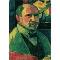 thumbnail image 3 of Alexej von Jawlensky 11x14 Black Modern Framed Museum Art Print Titled - Self -Portrait (1912), 3 of 5