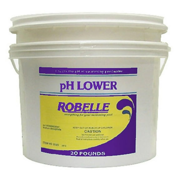 Robelle 2320 pH Lower Chemical for Swimming Pools 20 lbs.