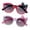 style2, variant on 2Pcs Toddler Sunglasses,Sits Gently on the Face Toddler Girl Sunglasses,Filters Out Harsh Sunlight Kids Sunglasses,UV400 Protection,Style3