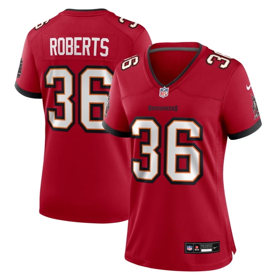 Women's Nike JJ Roberts Red Tampa Bay Buccaneers Team Game Jersey