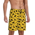 thumbnail image 2 of Goofa Dinosaur Pattern Men's Pajama Short Sleep Shorts Soft Comfortable Breathable Pajamas Shorts with Pockets-3X-Large, 2 of 6