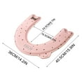 thumbnail image 2 of Ohmyroo Soft-Foam Toilet Seat Ring with U-Shape Design, Waterproof Protective Cover for Comfortable Seating and Easy Bathroom Installation, 2 of 2