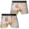 thumbnail image 3 of Trick or Treat Cocker Spaniel Funny Mummy Cosplay Pumpkin Candy Basket All Over Print Boxer Briefs Underwear for Men Dad Cockers Dog Lover Gifts - 12016, 3 of 6
