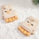 thumbnail image 4 of Guantes convertibles con parte superior abatible para niños, con patrón de pajaritos, cálidos guantes de punto sin dedos para niños y niñas de 2 a 6 años, 4 of 5