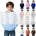 thumbnail image 3 of Splozh Hoodies for Boys Cute Fleece Warm Soft Boys Fashion Long Sleeve Pullover Tops Fall Winter Clothes,Blue,15-16 Years, 3 of 9