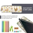 thumbnail image 5 of Sikiie Chicken Family Leather Pencil Case, Makeup Pouch, Zipper Pouch for Daily Essentials, Storage Organizer, Cosmetics and Stationary Bag, 5 of 7