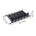 thumbnail image 2 of Luniquz Drink Organizer for Fridge Pusher Glide, Spring Loaded Fridge Drink Dispenser, Self Pushing Soda Can Organizer for Refrigerator, Beer Bottle Beverage Organizer Drink Holder -6 Rows, 2 of 7