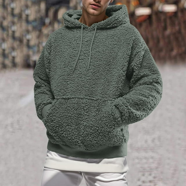 WILLBEST Sudaderas para Hombre, Otoño e Invierno, Estilo Europeo y De Talla Grande, con Capucha Explosión Grande