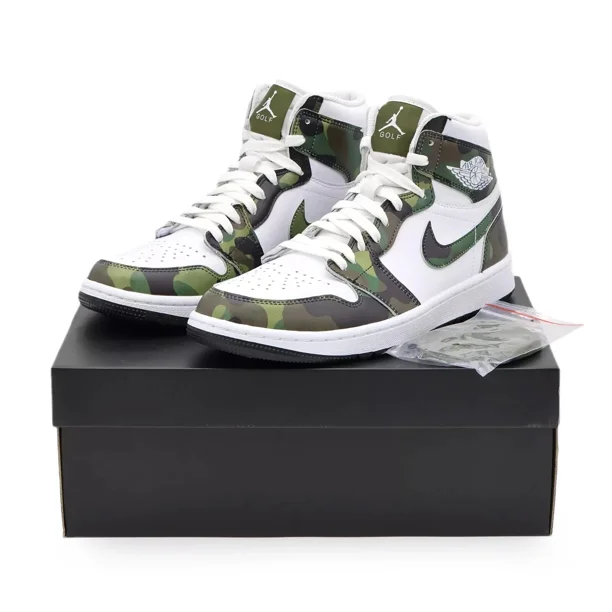 Ni - ke DQ0660-300 Ni - ke Air Jordan 1 High Golf Camo (Men's)