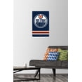 thumbnail image 2 of NHL Edmonton Oilers - Logo 21 Wall Poster with Pushpins, 14.725" x 22.375", 2 of 6