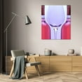 thumbnail image 3 of C. Thomas McNemar 15x18 Gallery Wrapped Canvas Wall Art Titled - Wine Glass and Bottles, 3 of 4