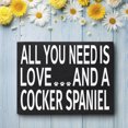 thumbnail image 3 of JennyGems All You Need is Love and a Cocker Spaniel Wooden Box Sign -Cocker Spaniel Gift, Cocker Spaniel Moms Wood Box Sign 8 x 6 Inches, 3 of 9
