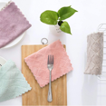 thumbnail image 4 of Toallas para platos de tela de cocina, paños de cocina de primera calidad, paños de cocina de terciopelo coral súper absorbentes, aceite antiadherente lavable de secado rápido, 4 of 5