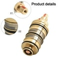 BCLONG Brass Replacement Thermostatic Cartridge Shower Mixer Valve Bar