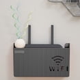 thumbnail image 2 of Bgsha Wall Hanging Wireless Wifi Router Shelf Storage Box ABS Plastic Organizer Cable, 2 of 9
