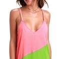 thumbnail image 4 of Franhais Women's Beach Smock, Sleeveless Backless Patch Color Sheer Beach Sun-Proof Dress, 4 of 6