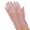thumbnail image 5 of Gloves Flower Pattern Multi-use Faux Silk UV Protection Non-Slip Mittens for Women, 5 of 8
