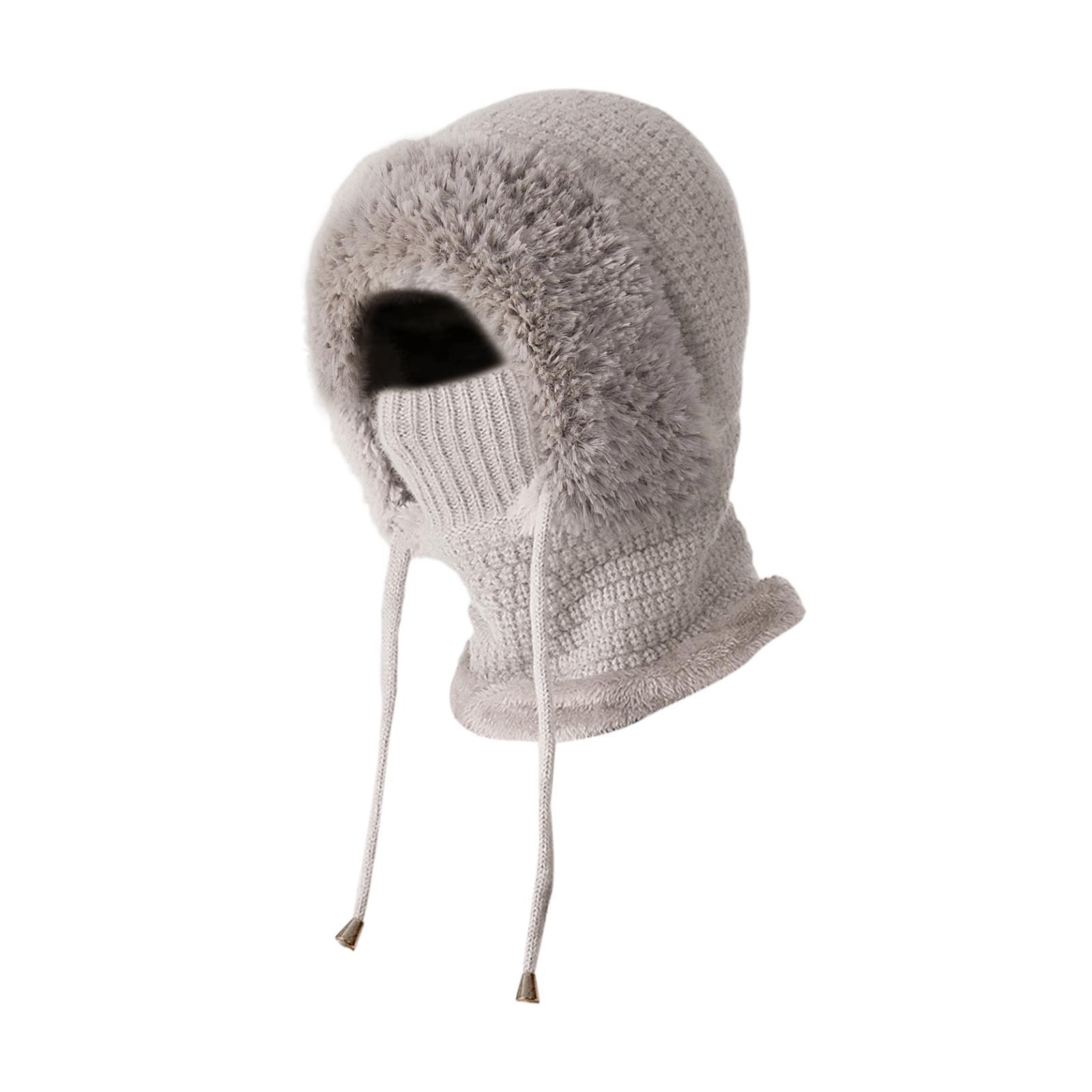 DimyFew Balaclava Ski Mask Balaclava Hood Thermal Comfortable Breathable Warm Winter Hat grey