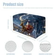 thumbnail image 3 of Psesaysky Tissue Box Cover Rectangle PU Leather, Santa Clause Sleigh Tissue Box Holder, Christmas Waterproof Decorative Cover for Bathroom Toilet Bedroom Living Room Table Desk Office, 3 of 7
