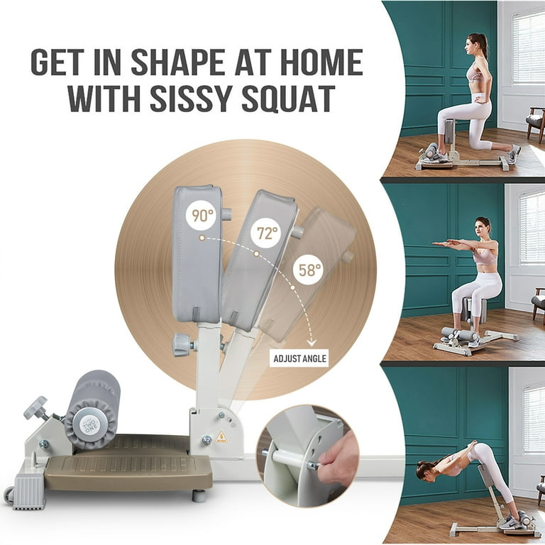 Leikefitness Multi-function Deep Sissy Squat Bench Home Gym